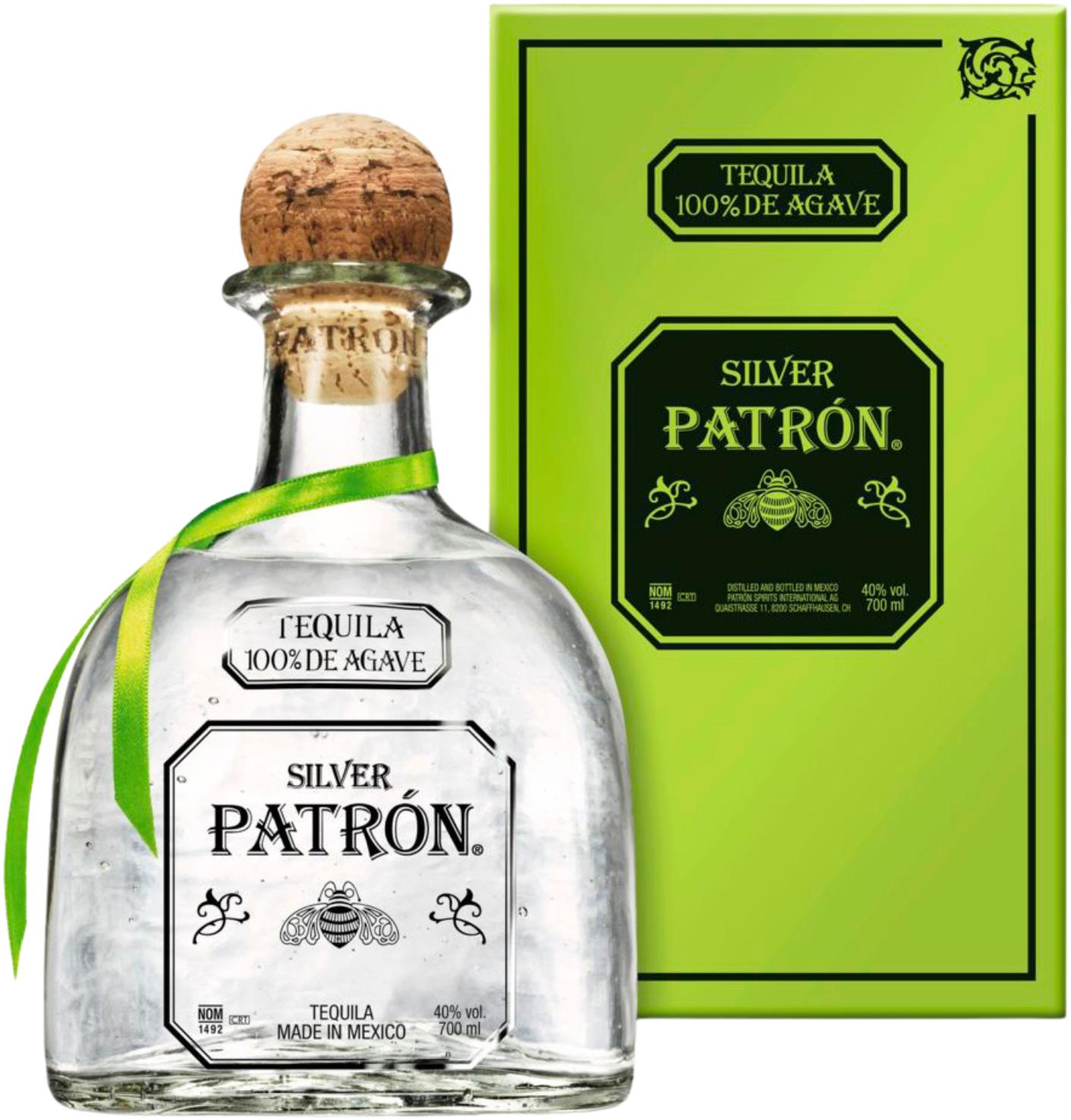 Tequila Patron Silver 100% de Agave