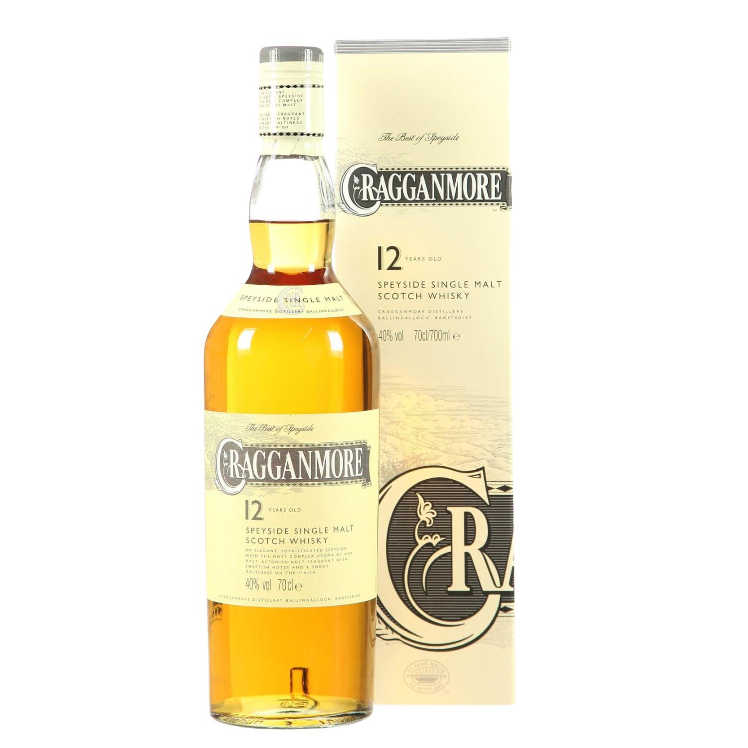 Cragganmore 12 Year Old Speyside Single Malt Scotch Whisky