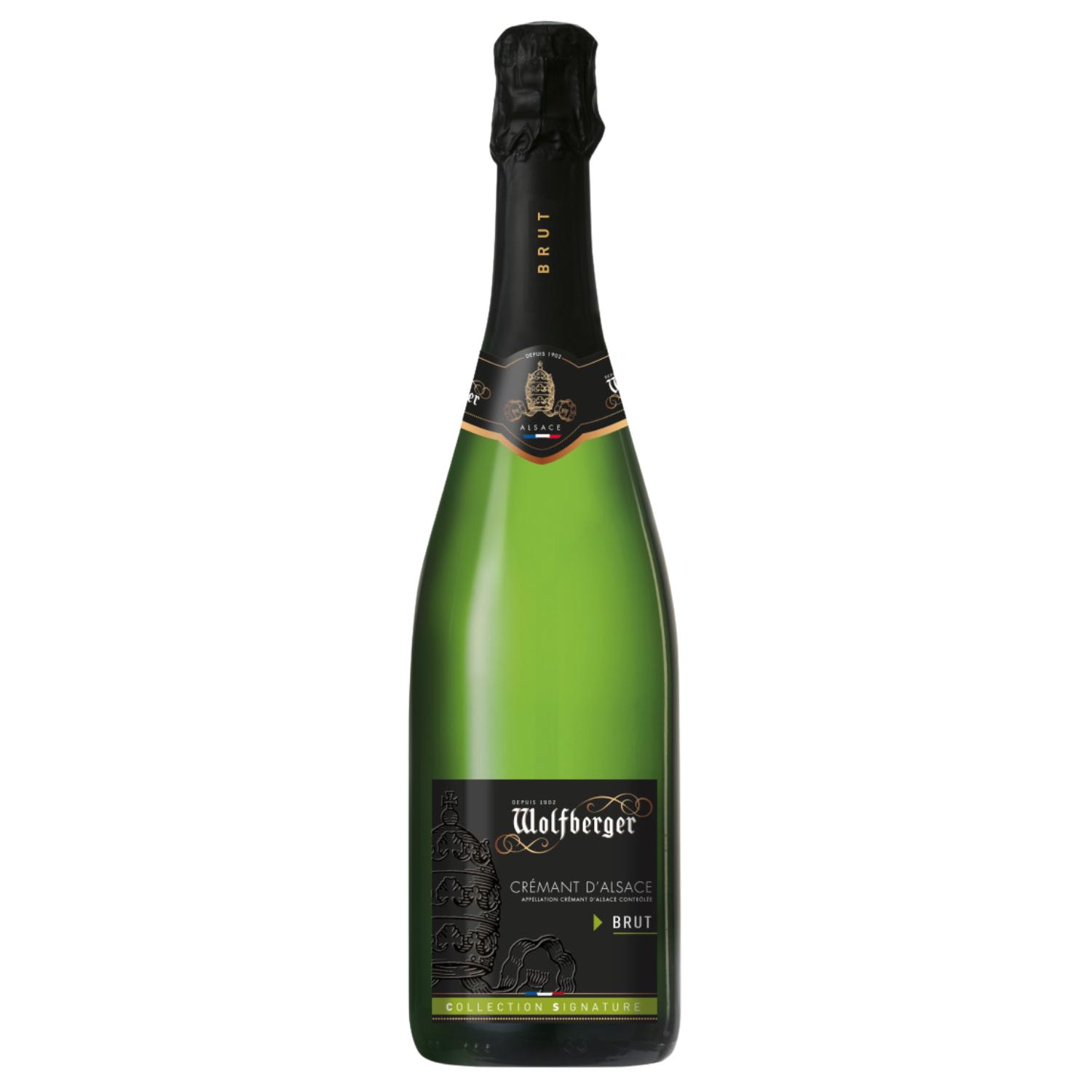 Wolfberger Cremant d'Alsace Brut AOC noire