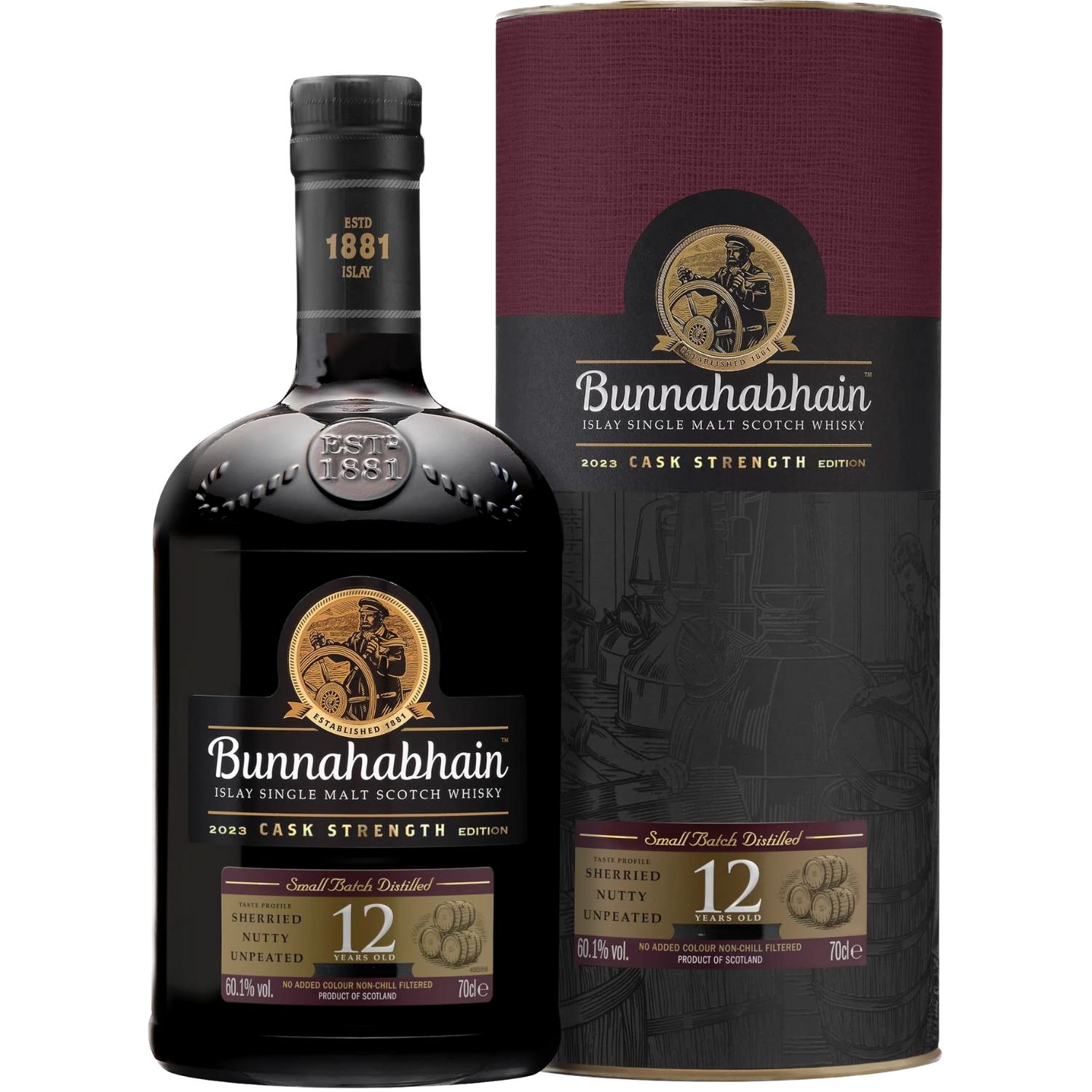 Bunnahabhain 12 Year Old Cask Strength Edition 2025 Islay Single Malt Scotch Whisky
