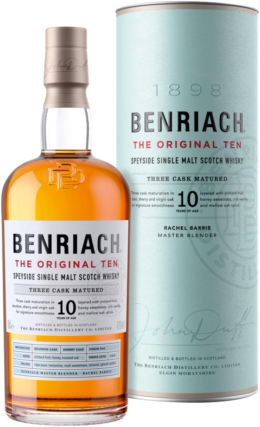 Benriach The Original Ten 10 Year Old Speyside Single Malt Scotch Whisky