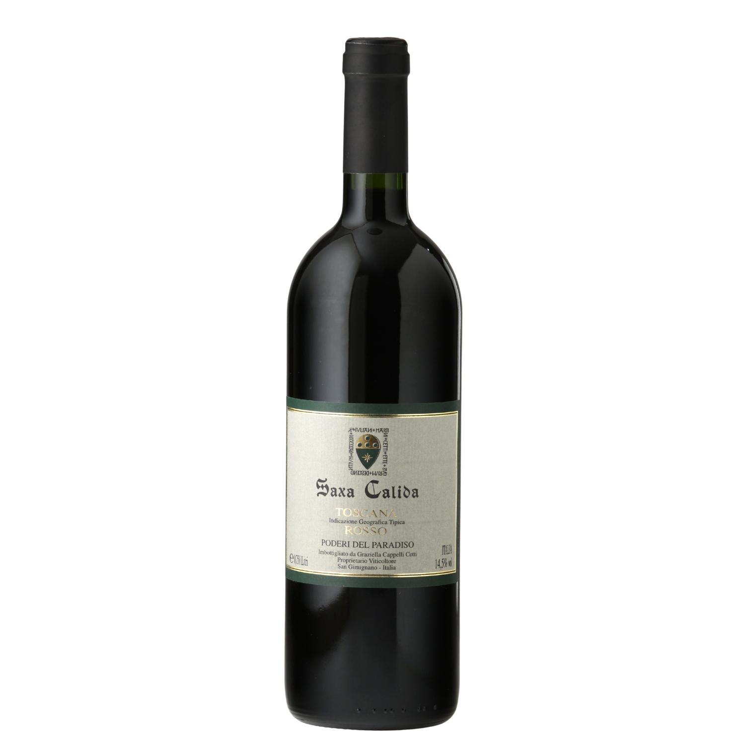 Vino Rosso IGT Saxa Calida    Toscana Poderi del Paradiso