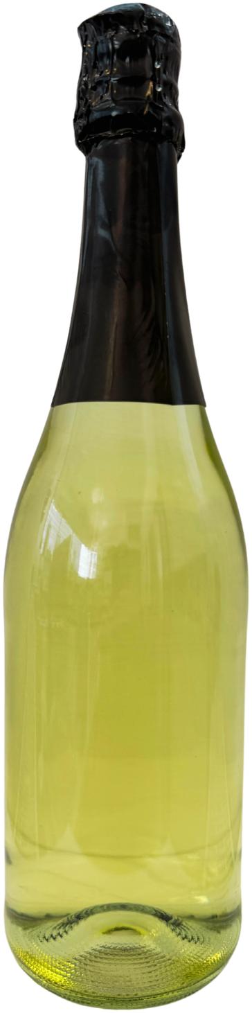 Privat Label Chardonnay Brut Sekt Weissglas schwarze Kapsel