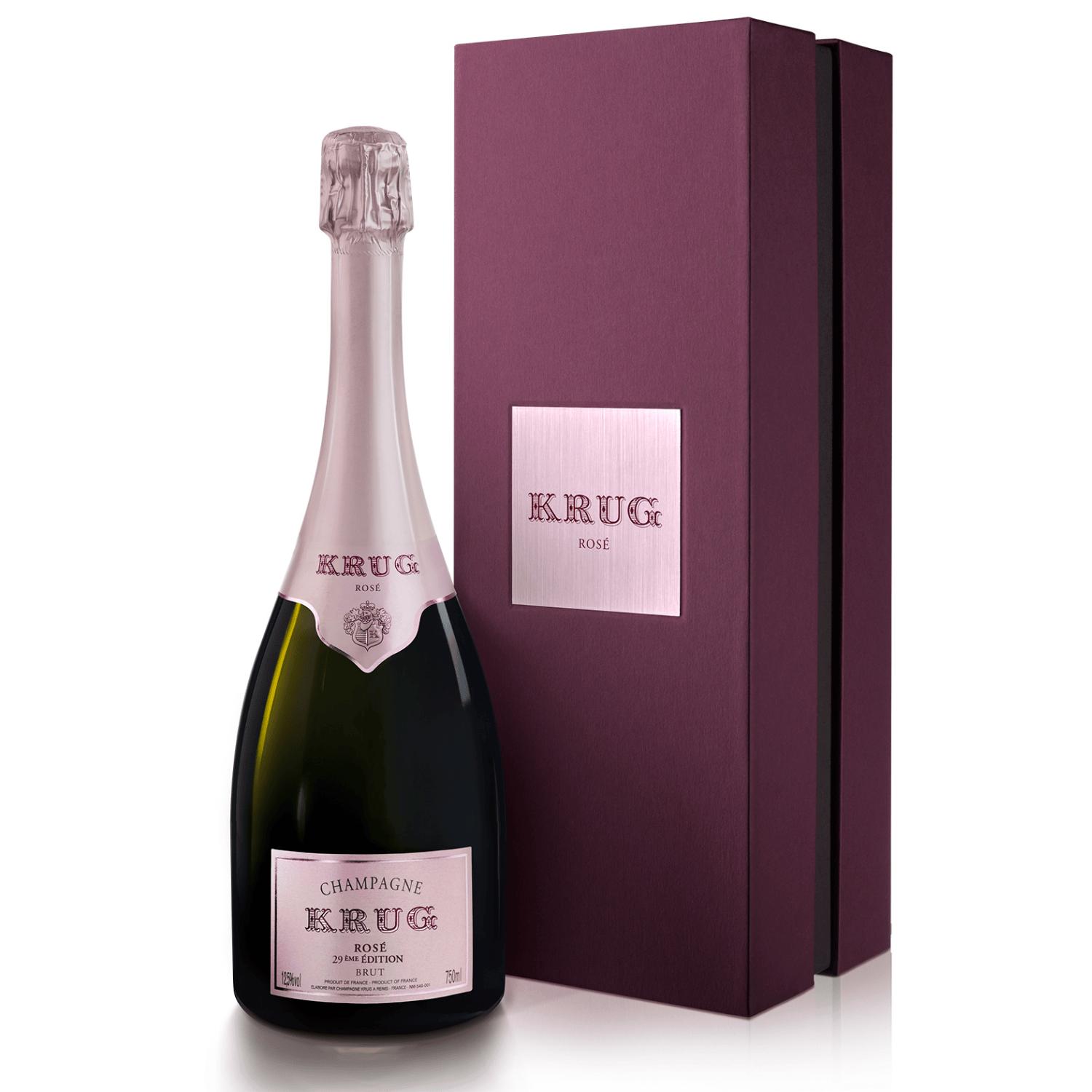 Krug Champagne Rose 29eme Edition Brut in Geschenkpackung