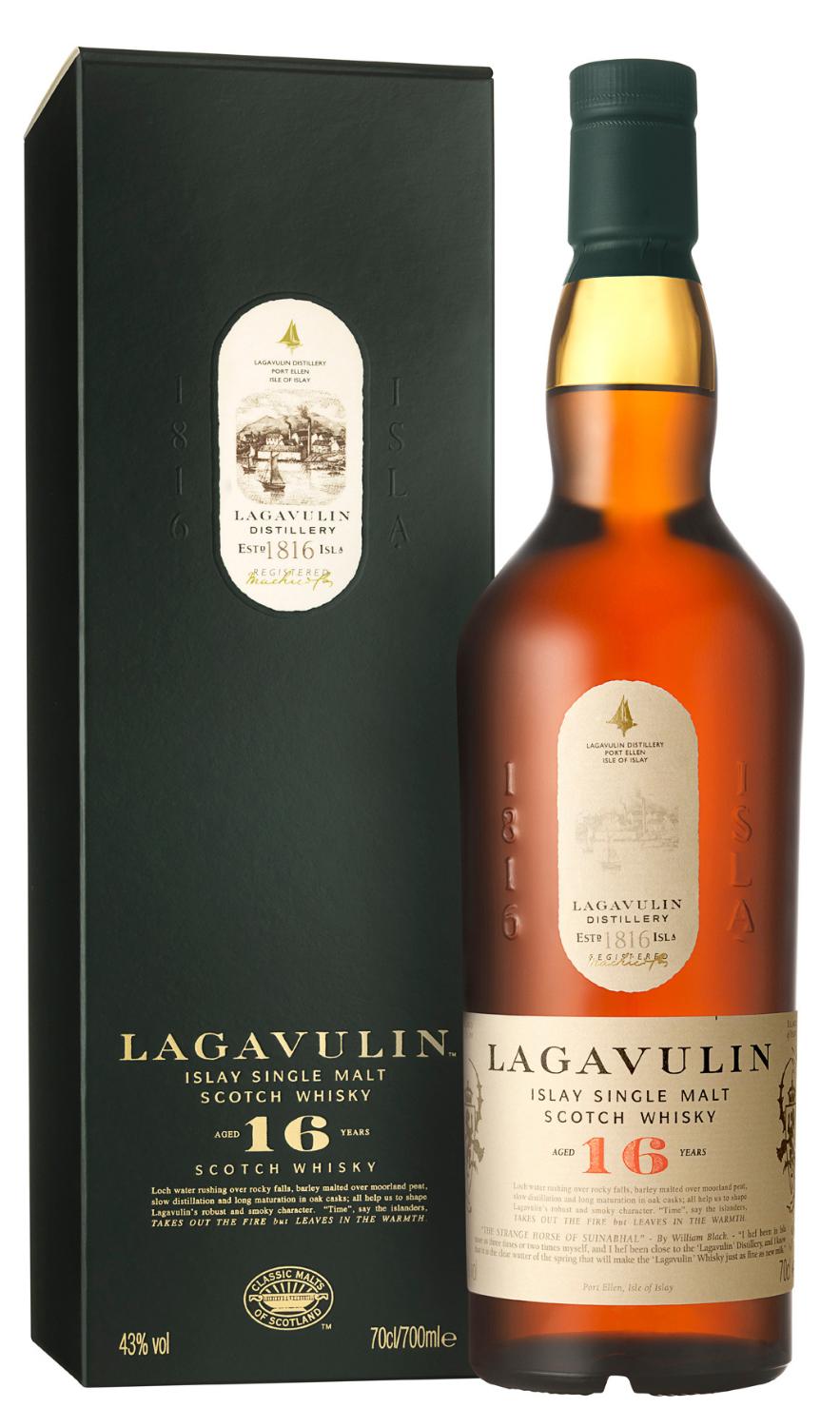 Lagavulin 16 Year Old Islay Single Malt Scotch Whisky