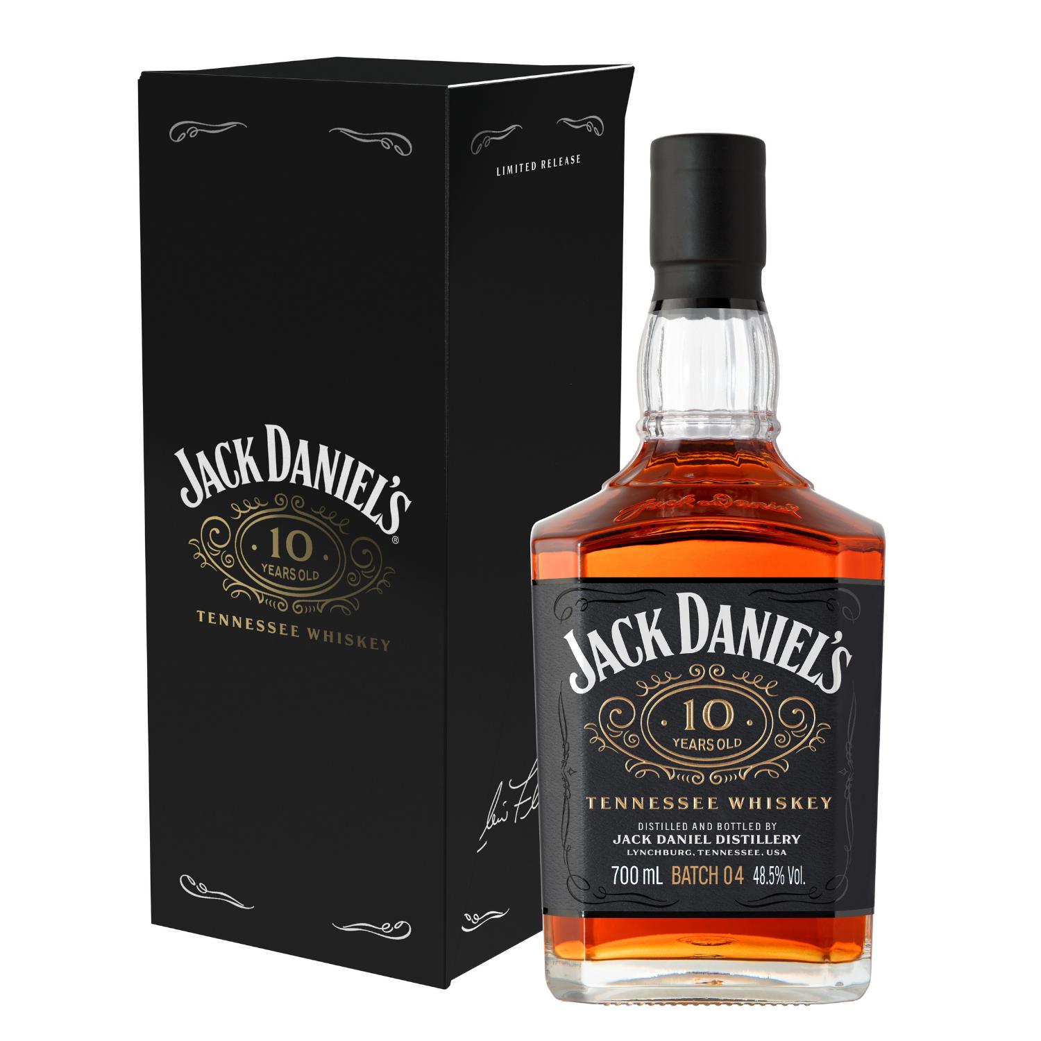 Jack Daniels Tennessee Whiskey - 10 Years Old