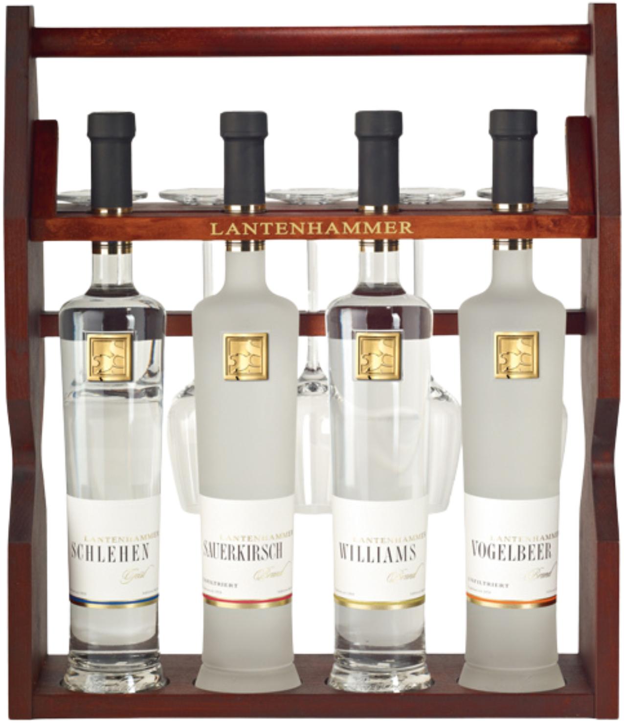 Lantenhammer Digestifträger   inkl. 6 Gläser ohne Flaschen