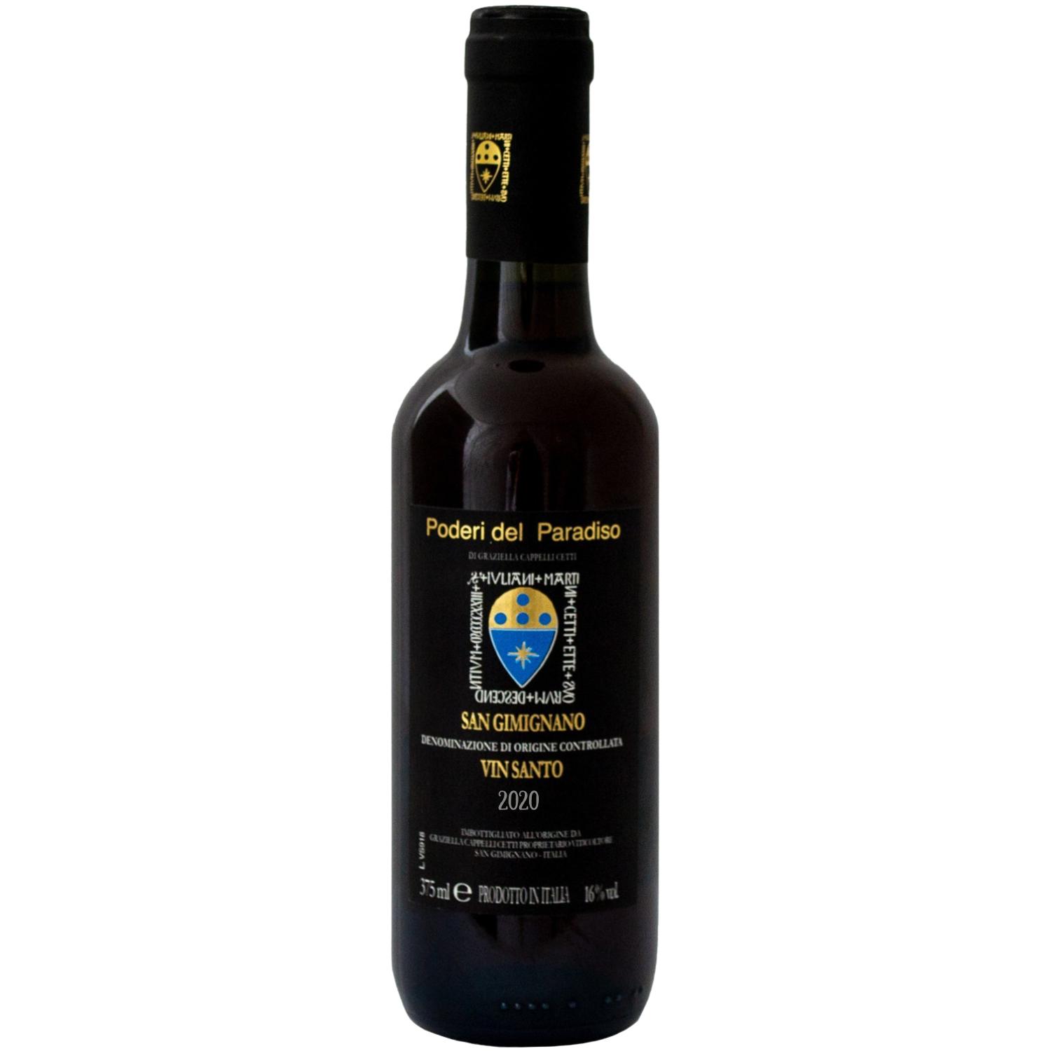 Vin Santo San Gimignano DOC   Poderi del Paradiso