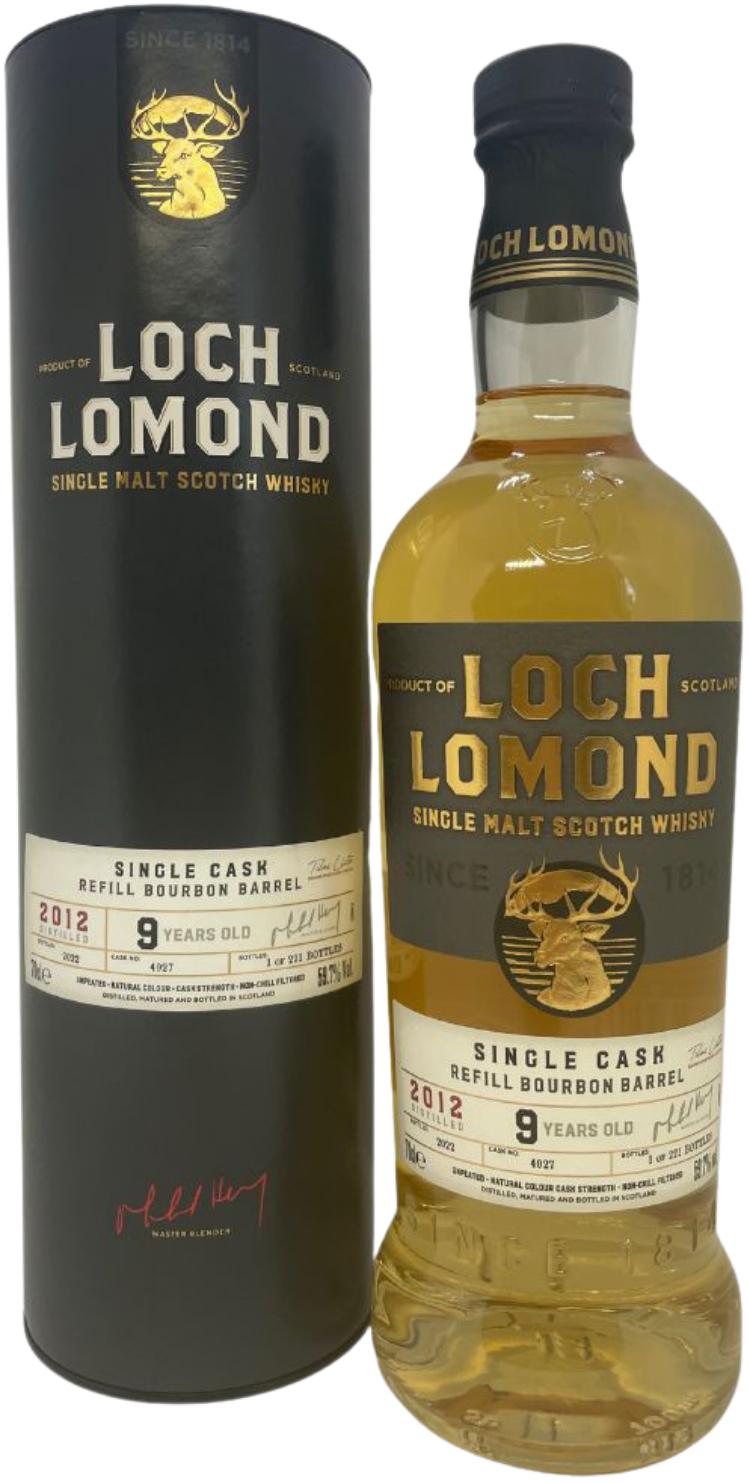 Loch Lomond 9 Years  2012 Distilled Single Malt Scotch Whisky Limited Edition