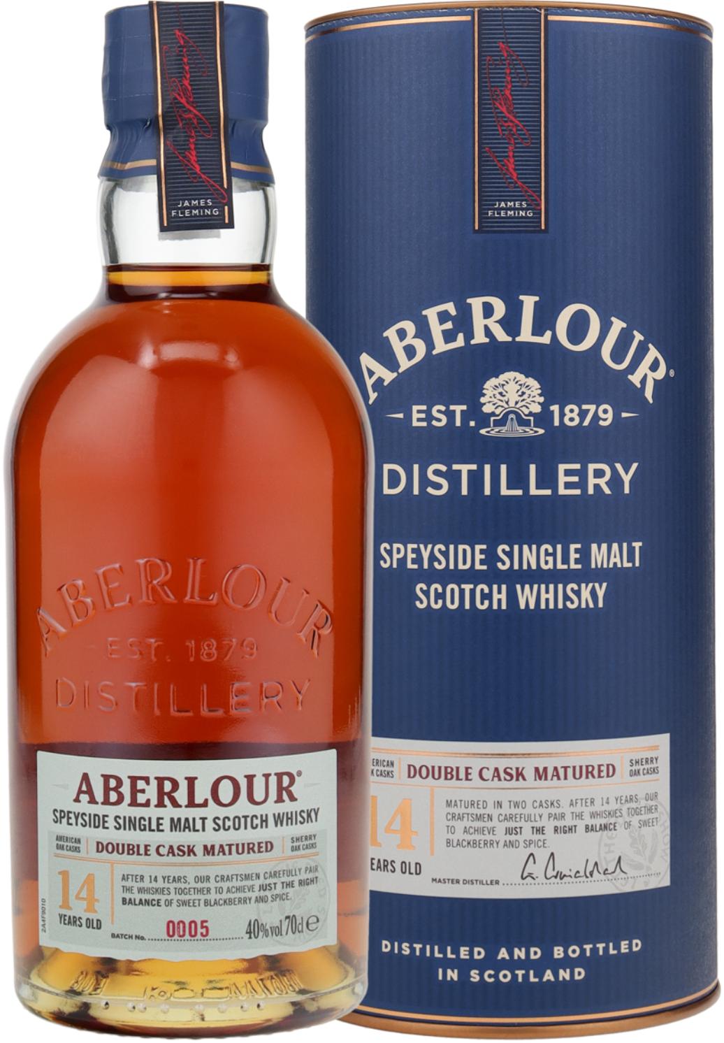 Aberlour 14 Year Old Double Cask Speyside Single Malt Scotch Whisky