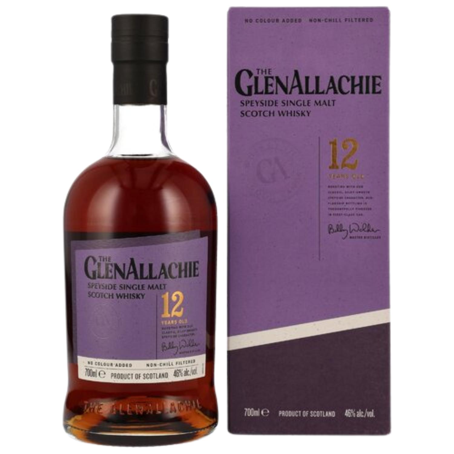 The GlenAllachie 12 Year Old Speyside Single Malt Scotch Whisky