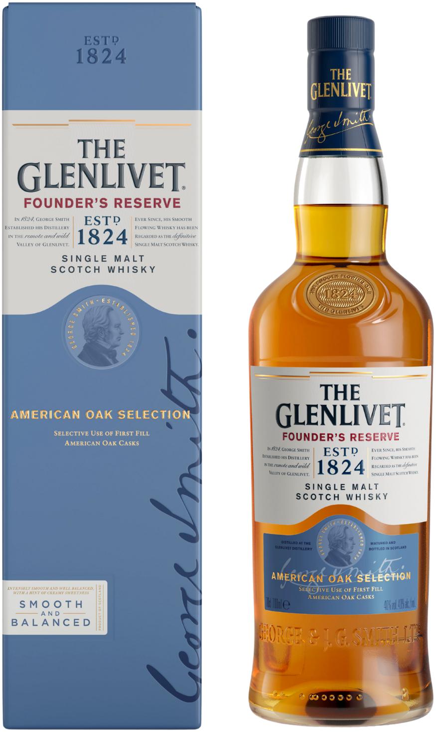 The Glenlivet Founders Reserve Speyside Single Malt Scotch Whisky