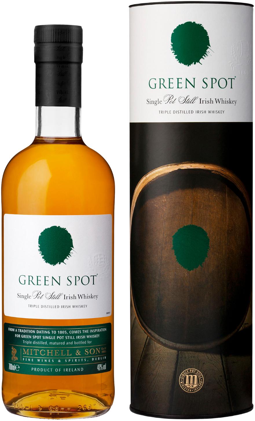 Green Spot Irish Whiskey      Single Pott Still Irish Whisky