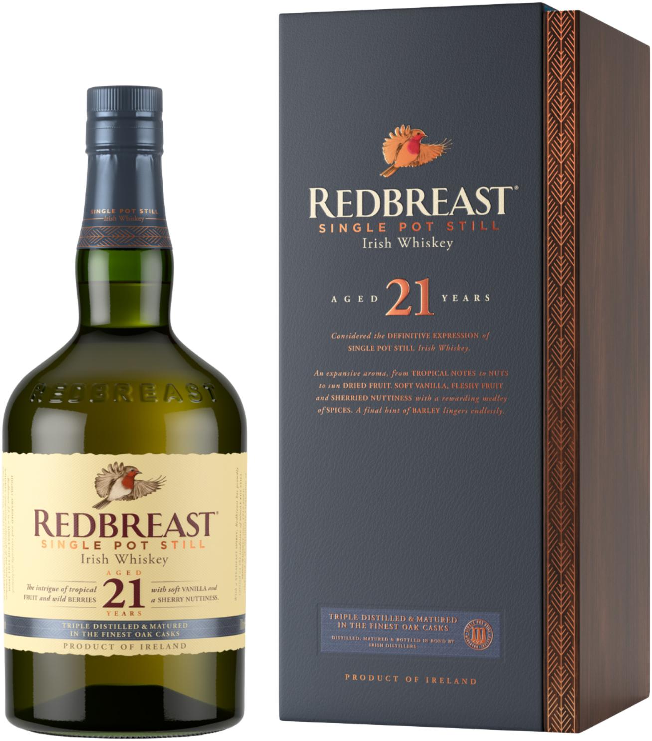Redbreast 21 Years Single Pot Still Irish Whisky