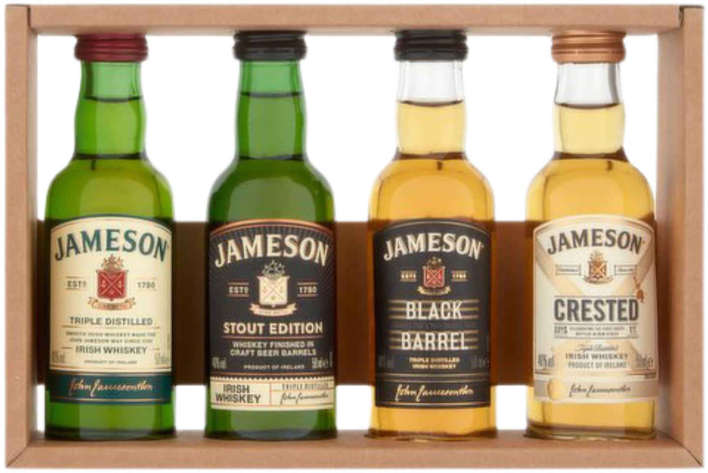 Jameson Mixed Mini Pack 4x50ml Irish Malt Whiskey