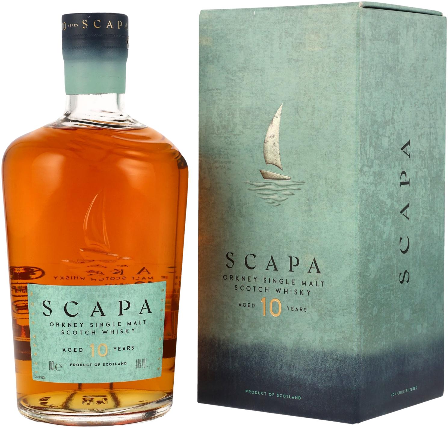 Scapa 10 Year Old Orkney Single Malt Scotch Whisky