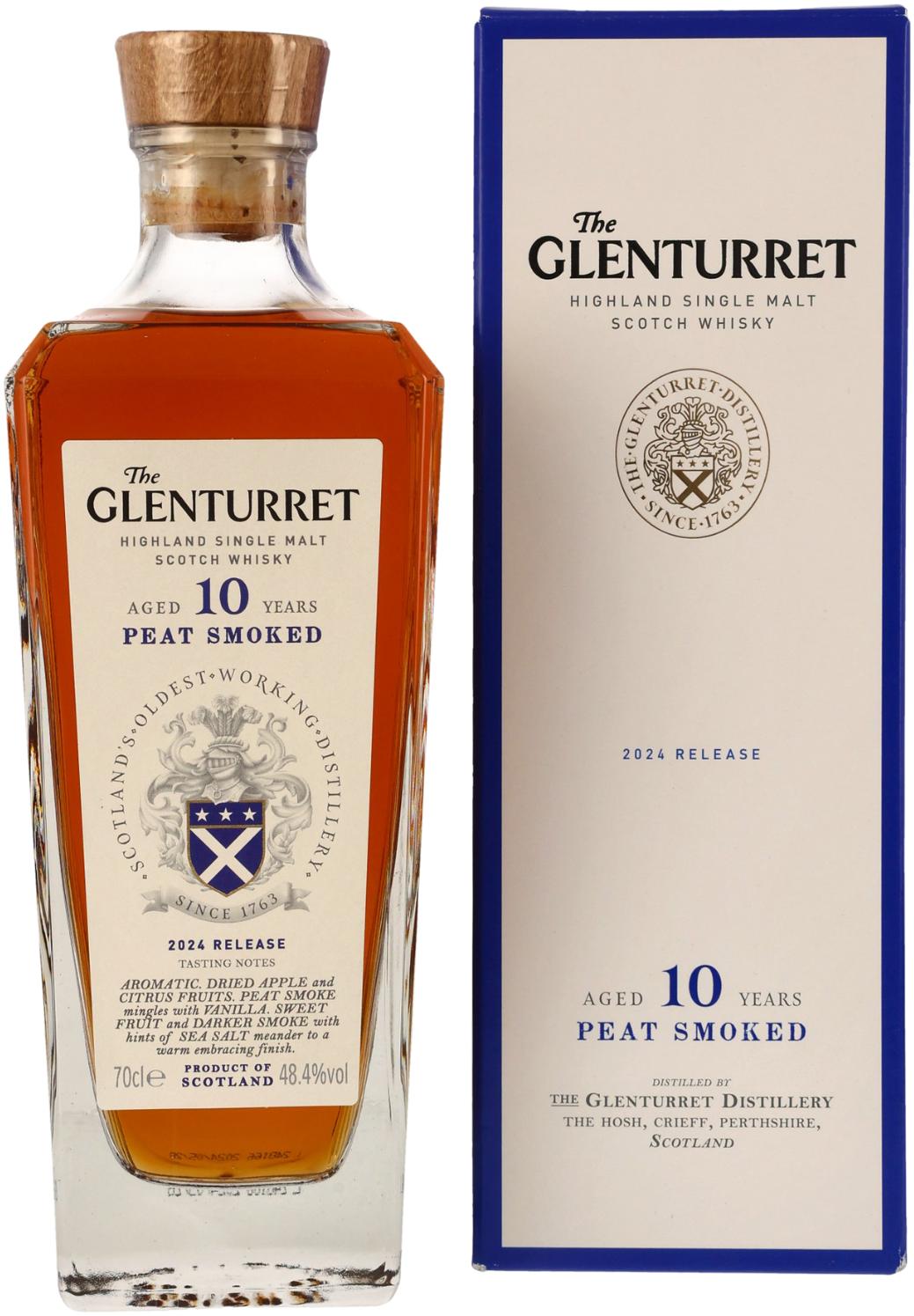 Glenturret 10 Year Old Peated Release 2024 Highland Single Malt Scotch Whisky
