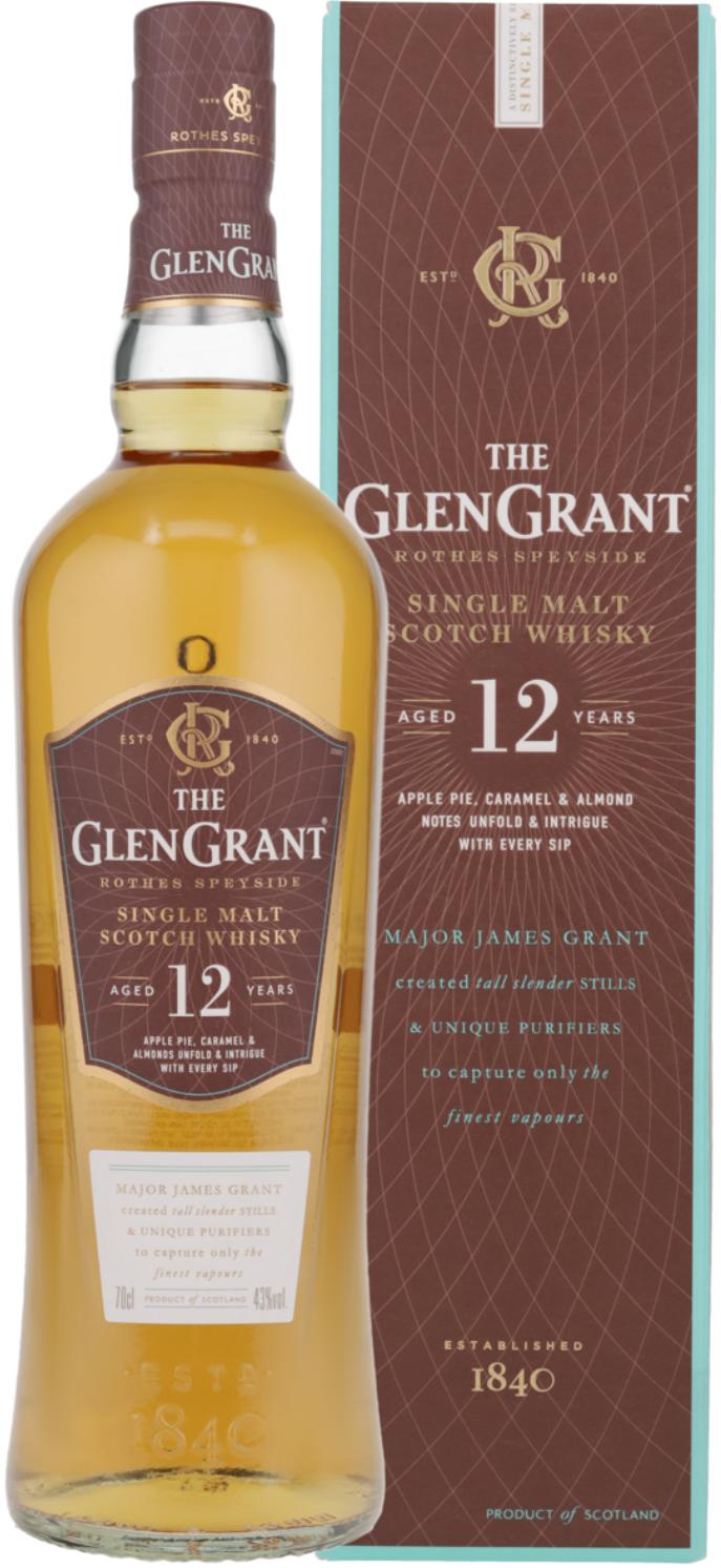 Glen Grant 12 Year Old Speyside Single Malt Scotch Whiskey
