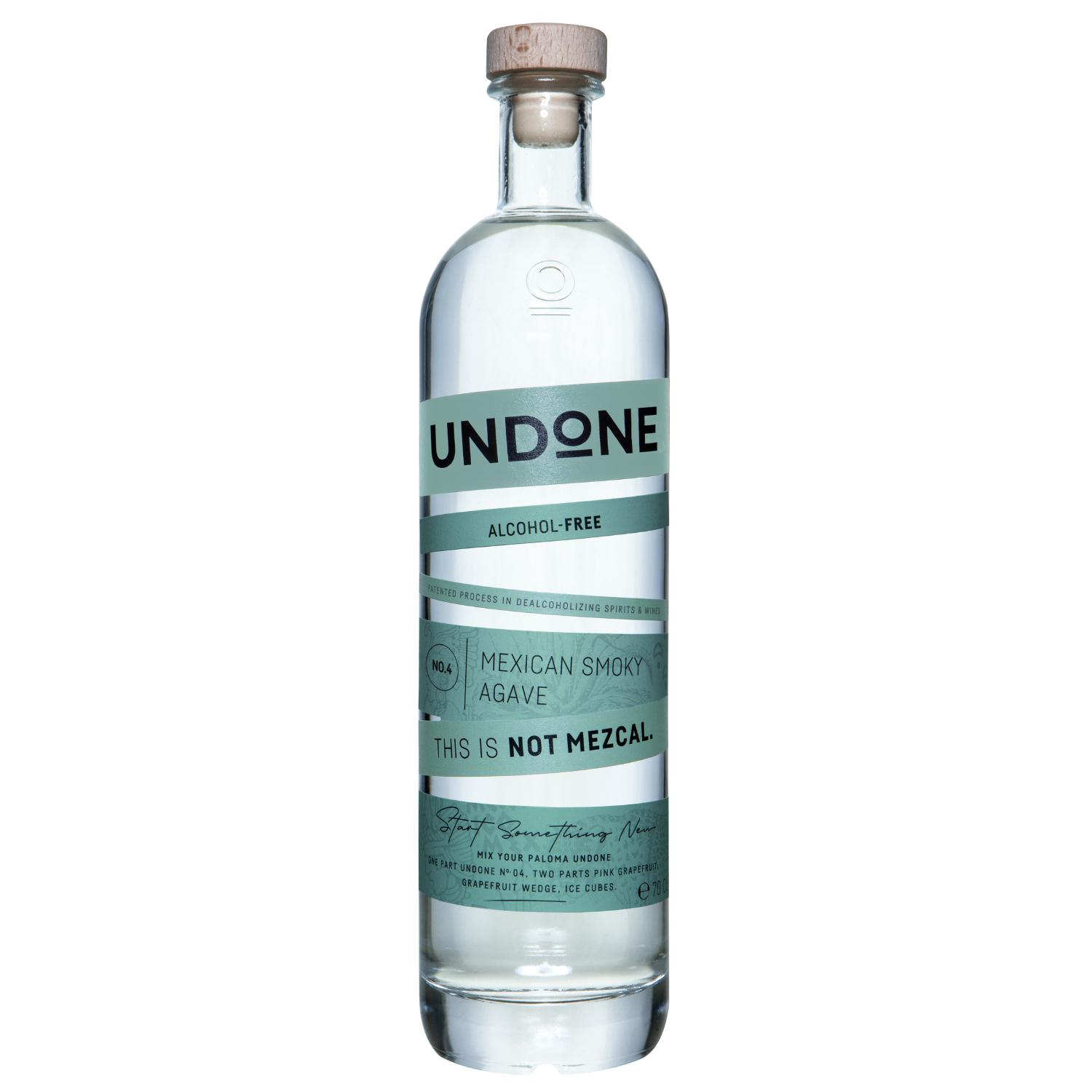 Undone No.4 Mexican Smoky Agave Not Mezcal alkoholfrei