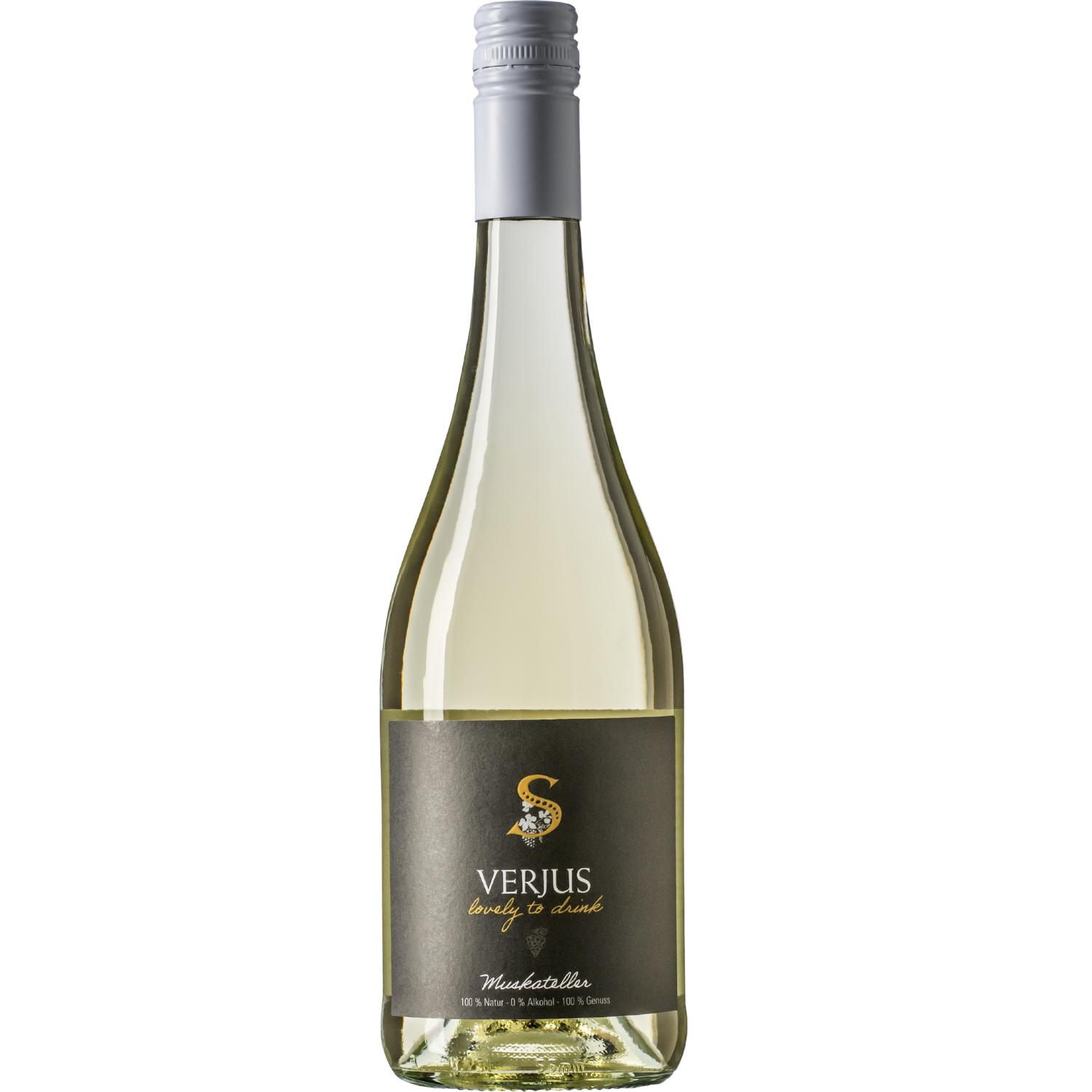 Verjus - lovely to drink     Muskateller Verjus Weingut Steininger