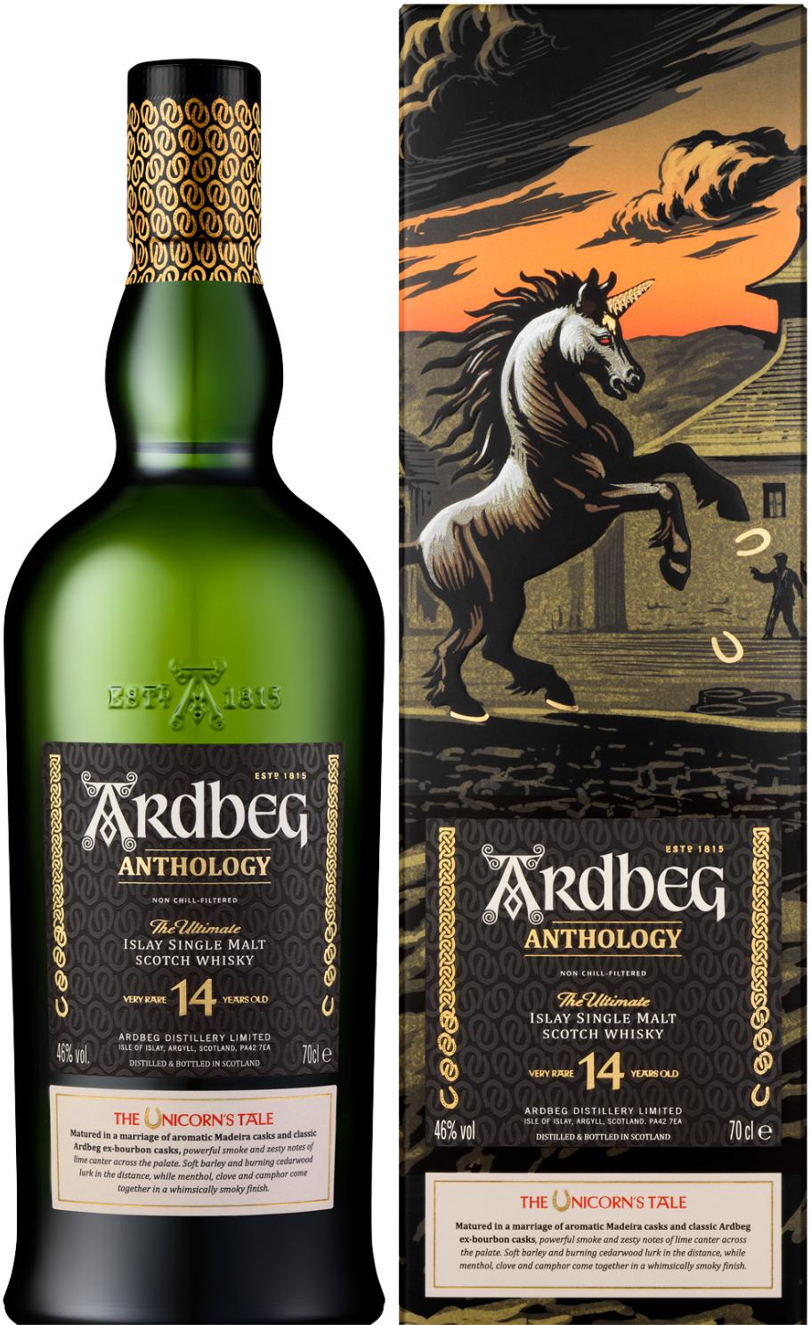 Ardbeg Anthology 14 Year Old The Unicorn's Tale Islay Single Malt Scotch Whisky
