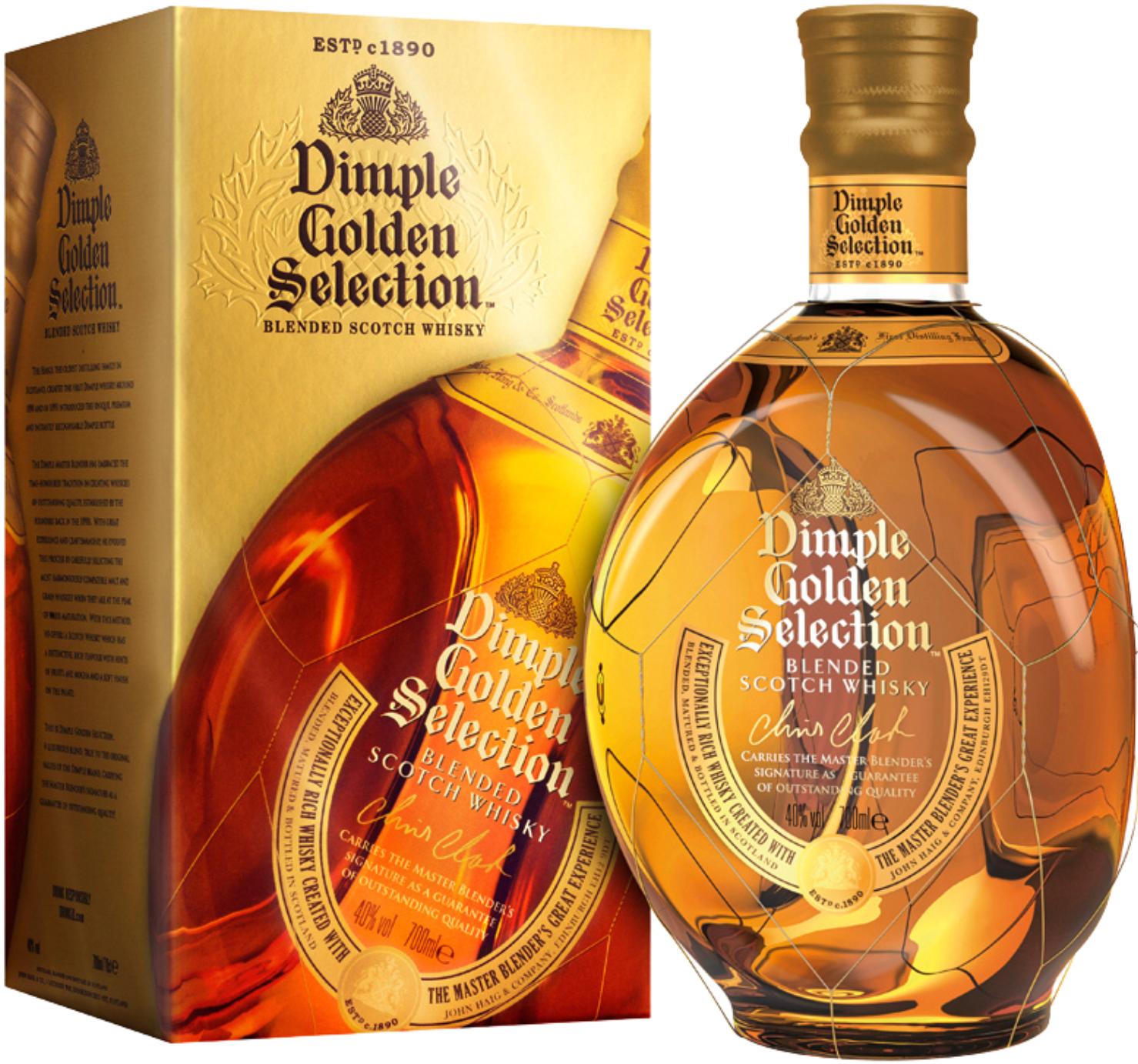 Dimple Golden Selection       Blended Scotch Whisky