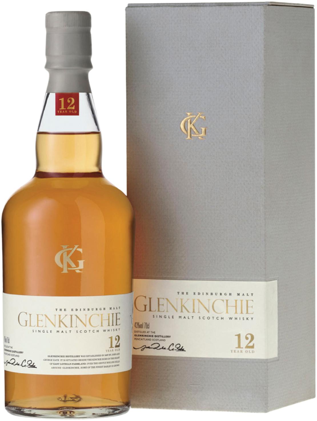 Glenkinchie 12 Year Old Lowland Single Malt Scotch Whisky