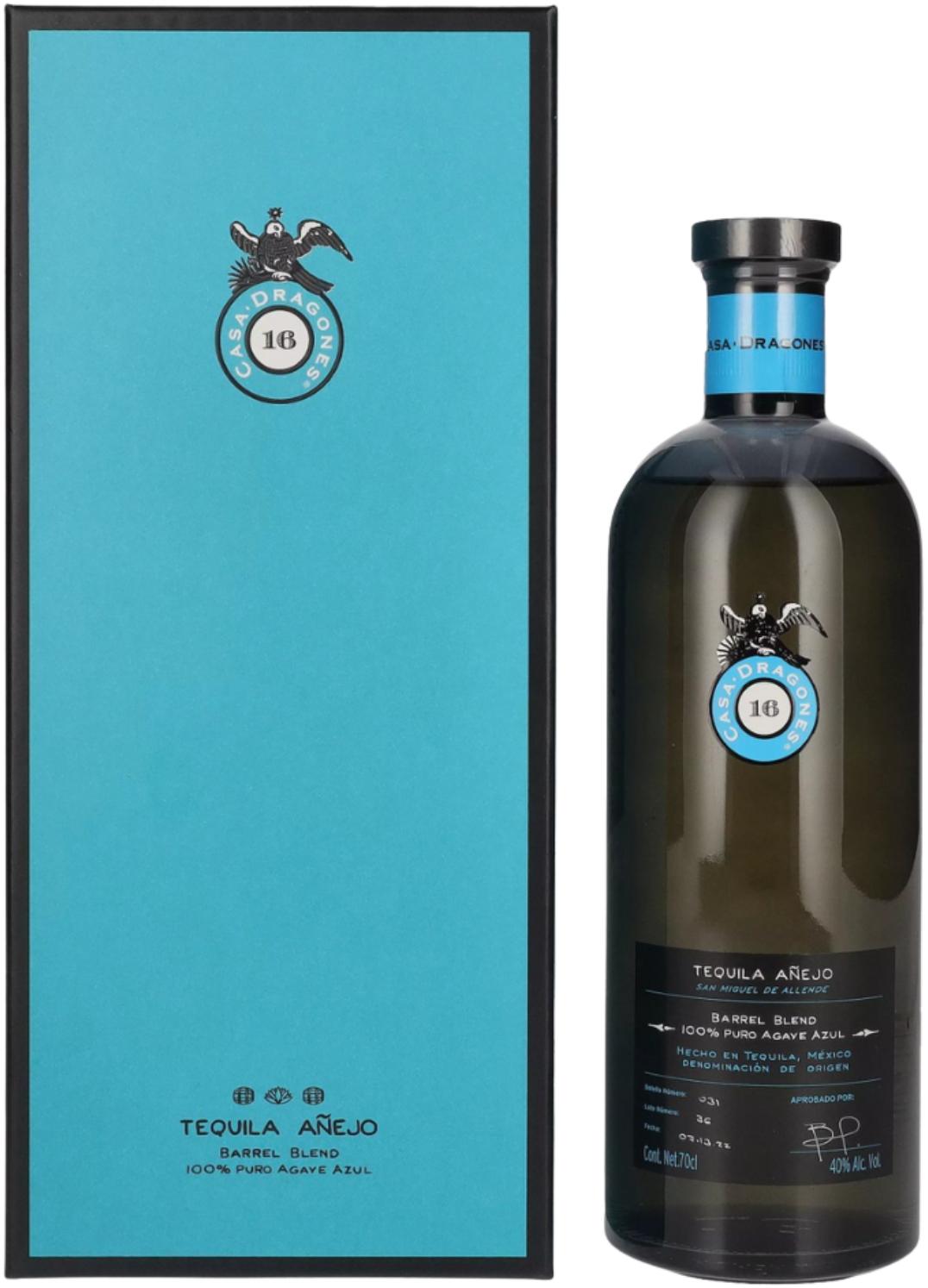 Tequila Casa Dragones Anejo   Barrel Blend 100% Puro