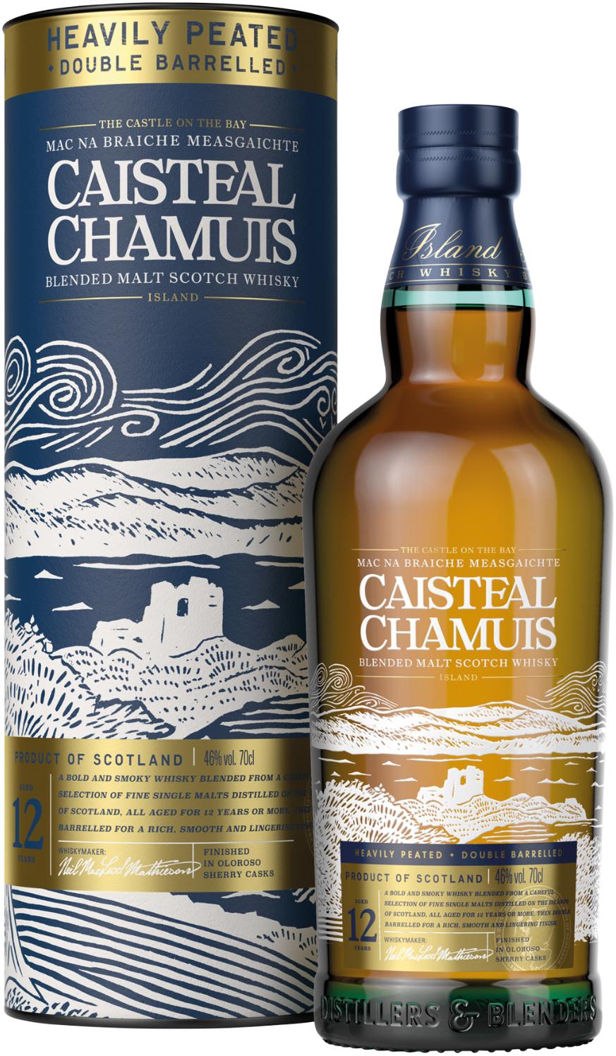 Caisteal Chamuis 12 Year Old Heavily Peated - Double Barrelled Blended Malt Scotch Whisky