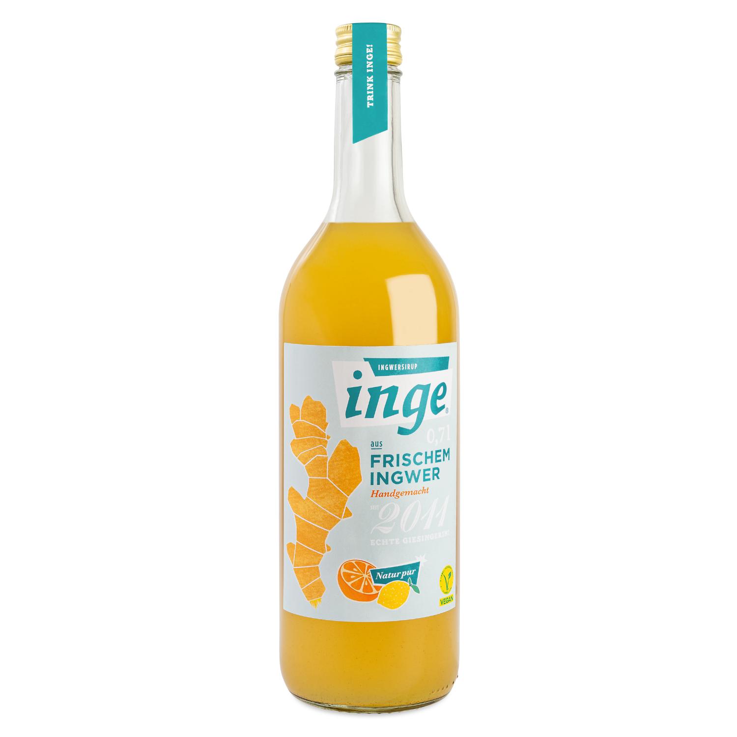 Inge® Ingwersirup das Original
