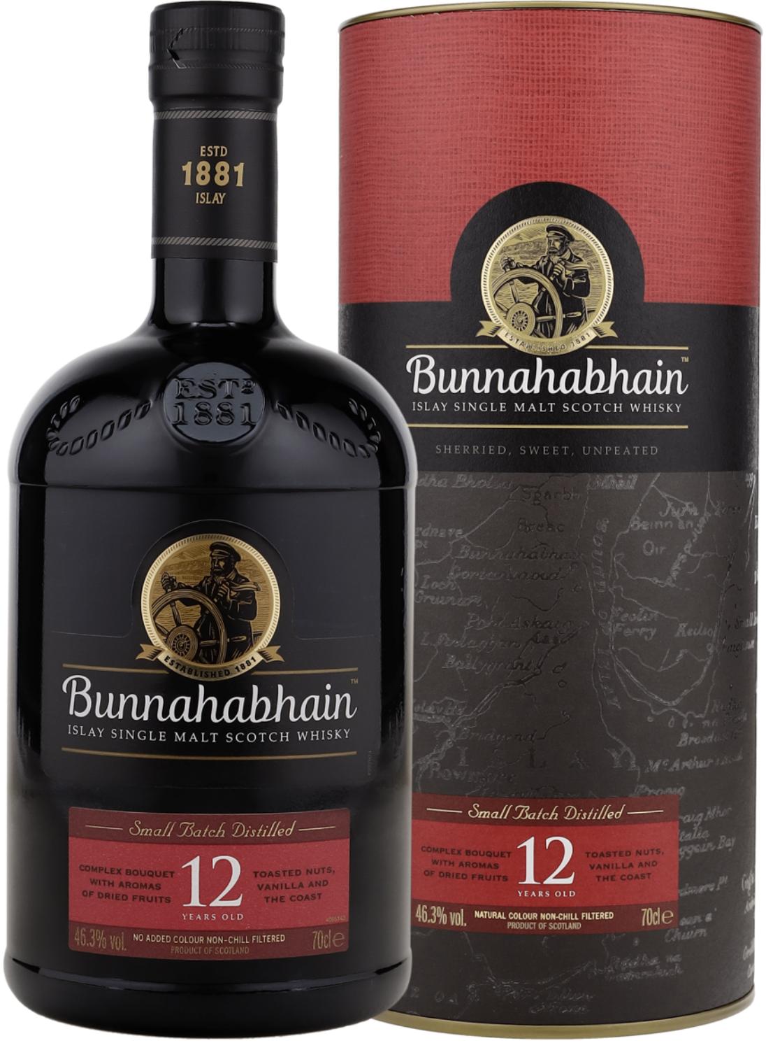 Bunnahabhain 12 Year Old Islay Single Malt Scotch Whisky