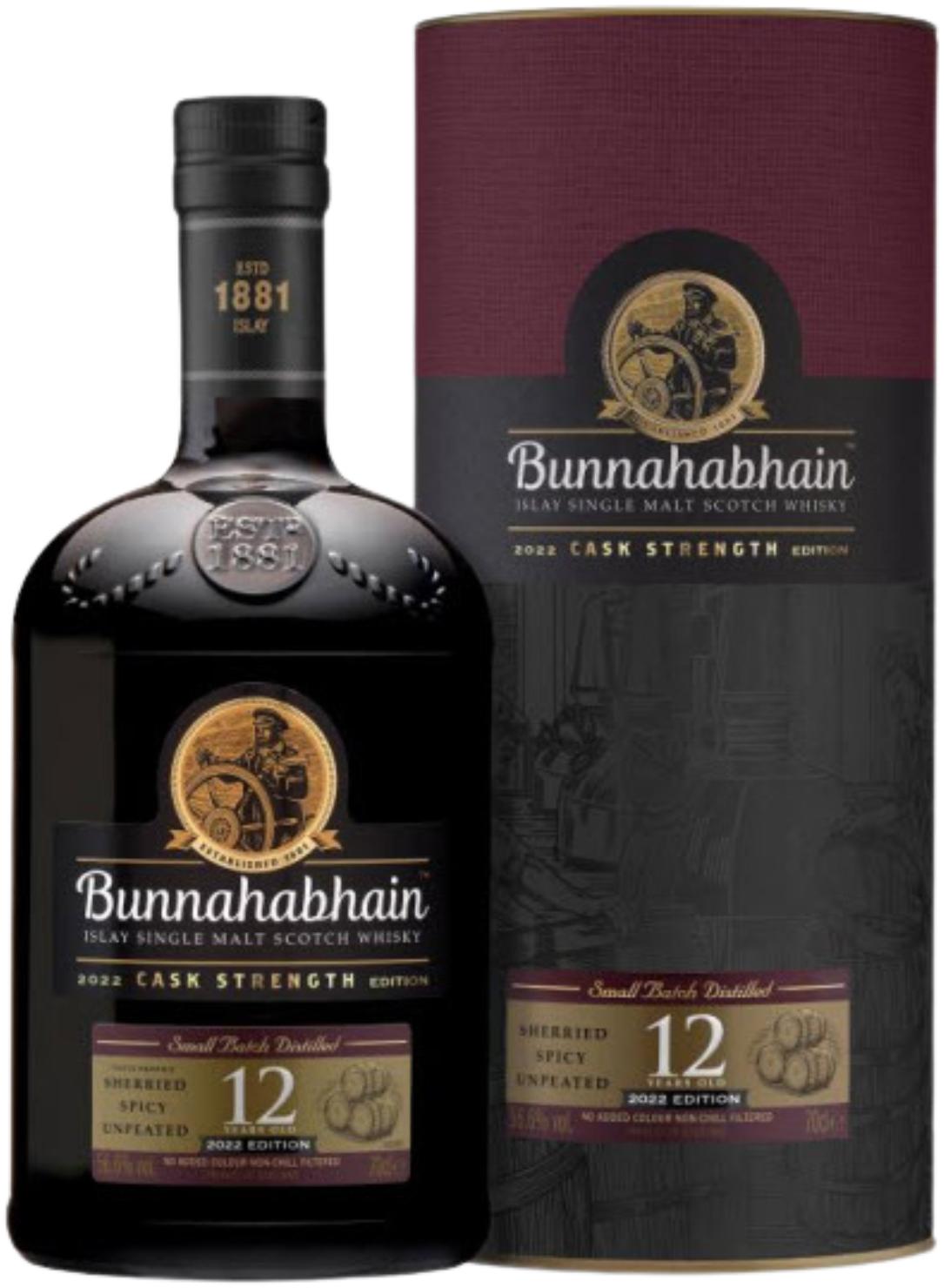 Bunnahabhain 12 Year Old Cask Strength Edition 2022 Islay Single Malt Scotch Whisky
