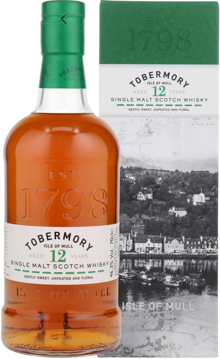 Tobermory 12 Year Old Single Malt Scotch Whisky