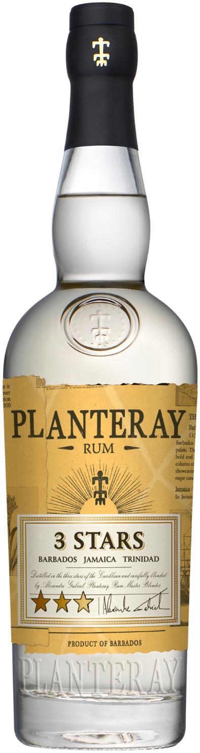 Planteray Rum 3 Stars White  Jamaica, Barbados, Trinidad