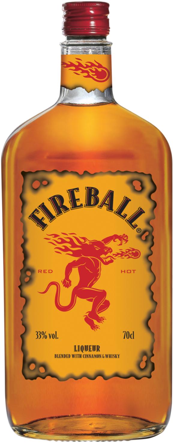 Fireball Liqueur Blended with Cinnamon & Whisky