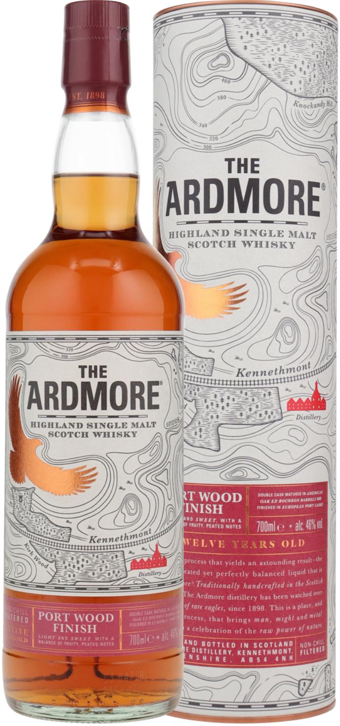 Ardmore Port Wood Finish 12 Year Old Highland Single Malt Scotch Whisky