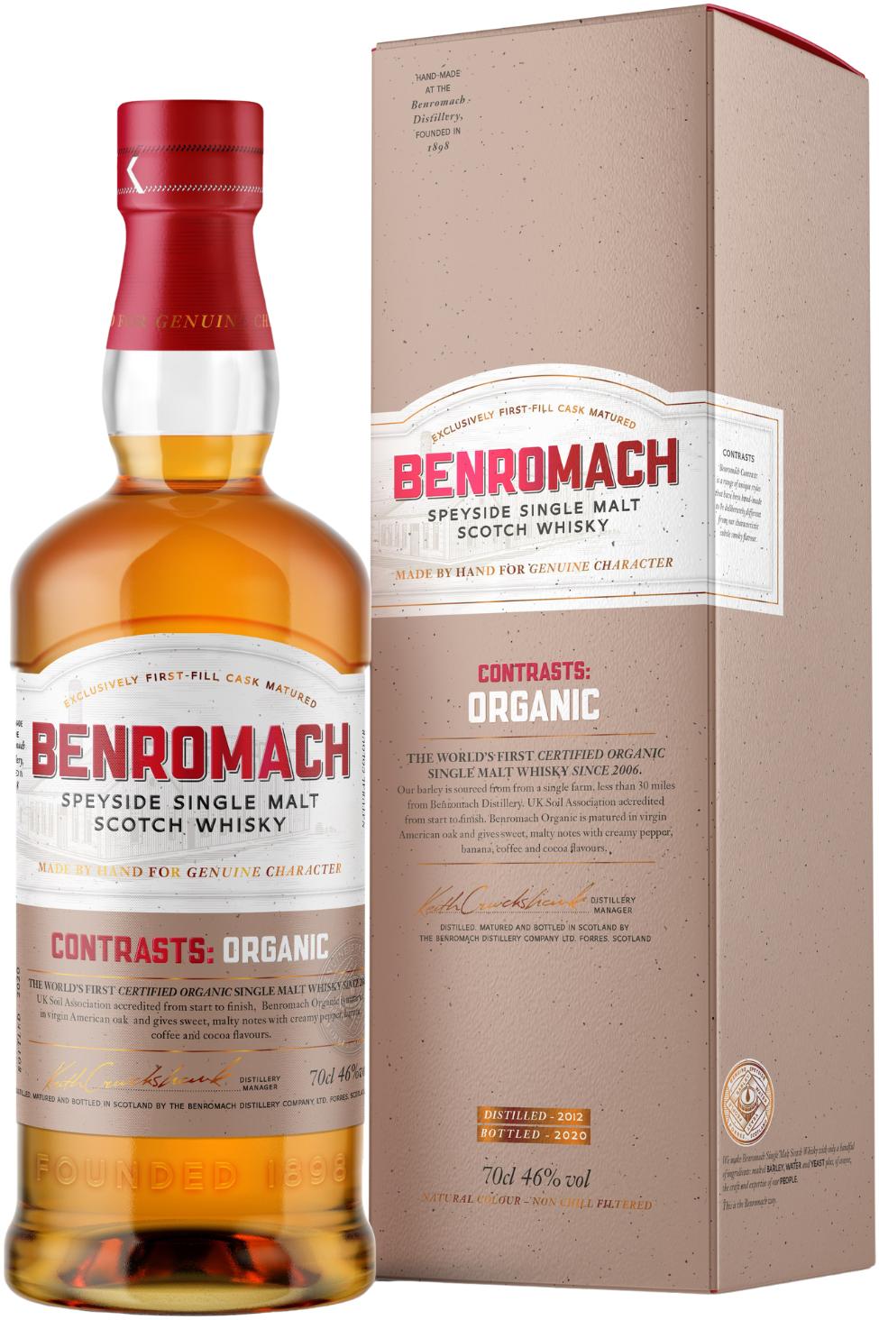 Benromach Conrasts Organic 2013/2022 Speyside Single Malt Scotch Whisky