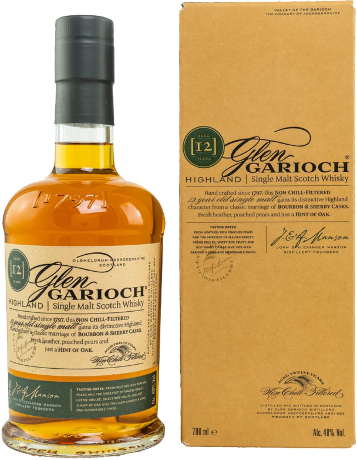 Glen Garioch 12 Year Old Highland Single Malt Scotch Whisky